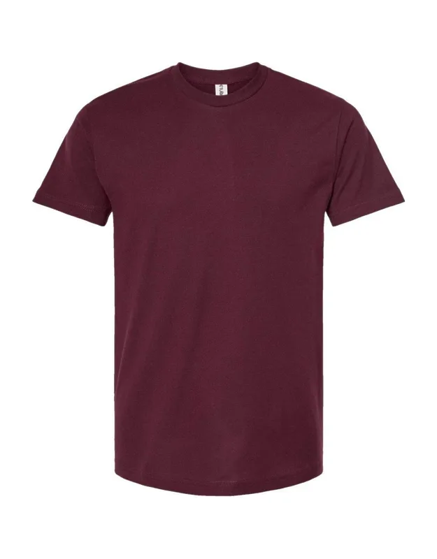 Fine Jersey T-shirt - 4.5 Oz. Pre-shrunk 100% Ringspun Cotton, Double-needle Stitching