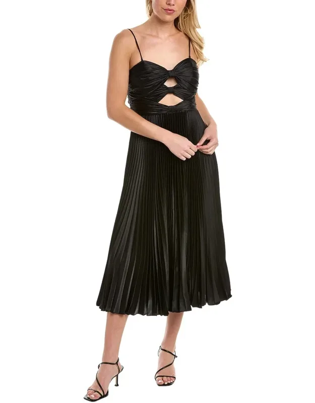 Pleated Cocktail Dress