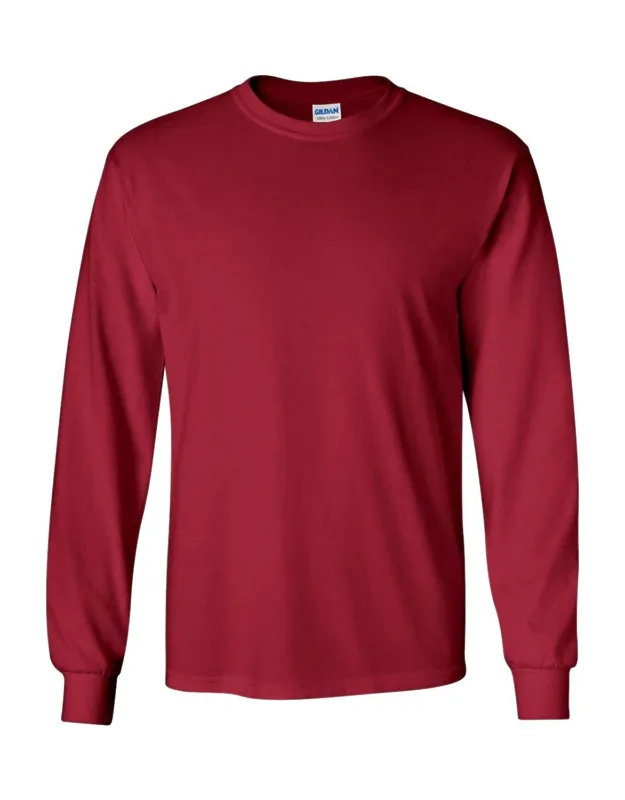 Ultra Cotton Long Sleeve T-shirt, Heavyweight Fabric, Classic Fit