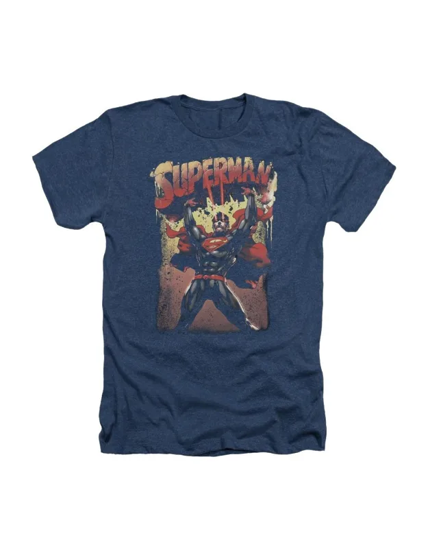 Superman Lift Up Heather Tee