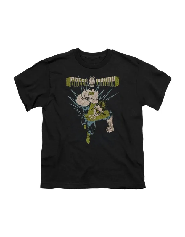 Green Lantern Powerful Short Sleeve Youth Tee - Stylish Everyday Wear, 100% Cotton