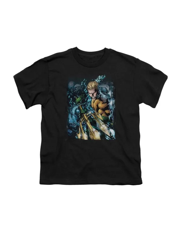 Justice League Of America Aquaman #1 Short Sleeve Tee - Stylish For Everyday Wear