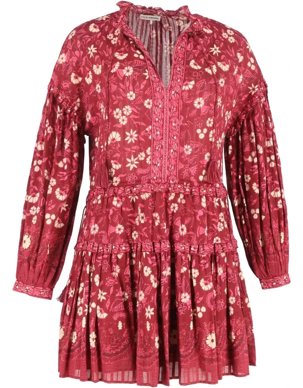 Floral Printed Mini Dress