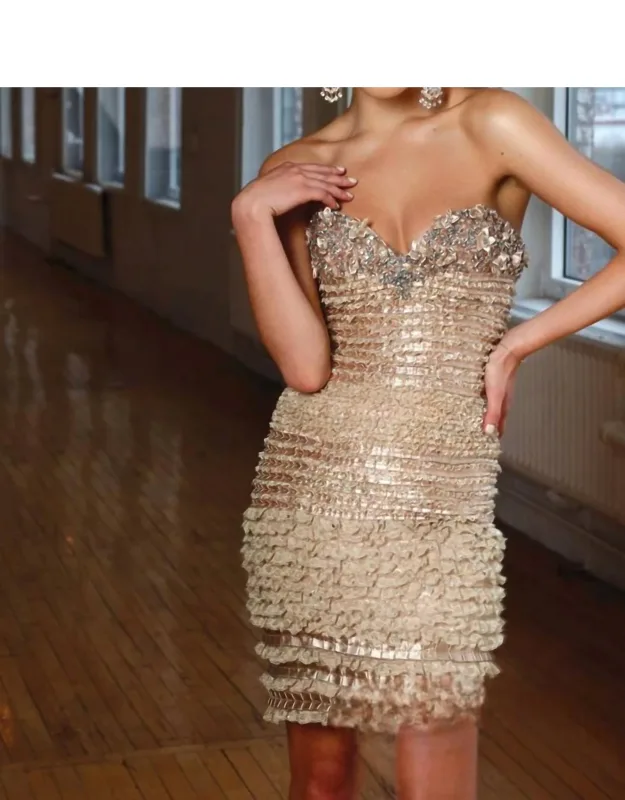 Strapless Mini Dress