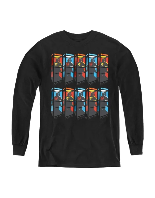 Superman Super Booths Long Sleeve Tee
