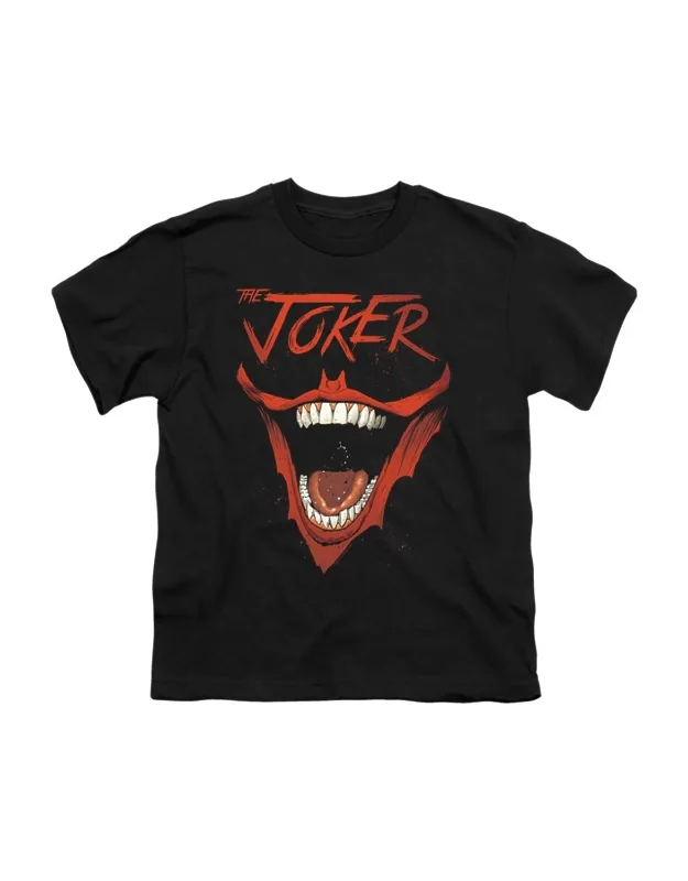 Batman Joker Bat Laugh Short Sleeve Youth Tee - Easy Everyday