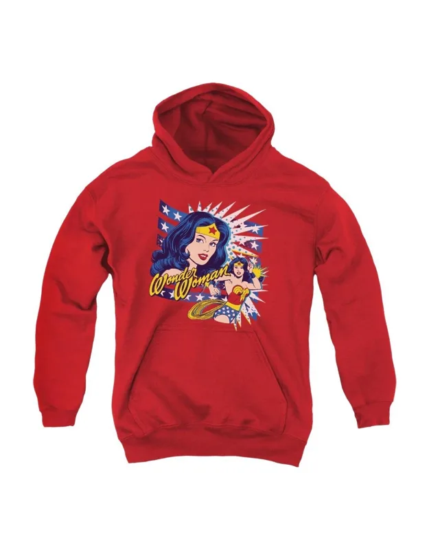 Dco Pop Art Wonder Hoodie / Hooded Sweatshirt, Stylish For Everyday Wear