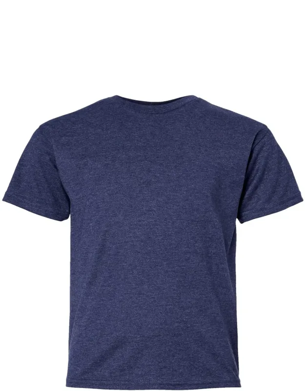 Hanes Perfect-t Youth T-shirt With Clean Canvas Technology And Double-needle Hem