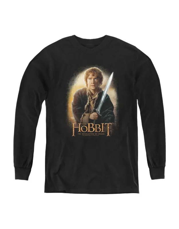 The Hobbit Bilbo And Sting Long Sleeve Tee