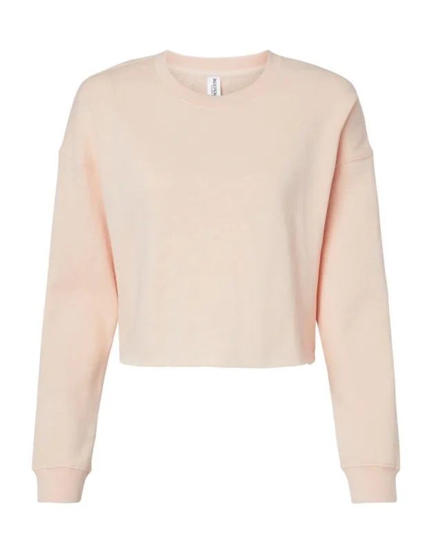 Lightweight Cropped Crew Pullover