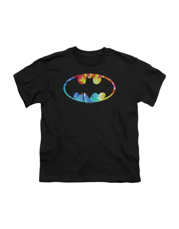 _batman Tie Dye Batman Logo Short Sleeve Tee / T-shirt_