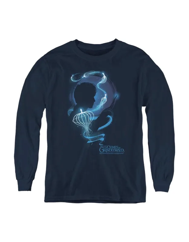 Fantastic Beasts 2 Newt Silhouette Long Sleeve Tee