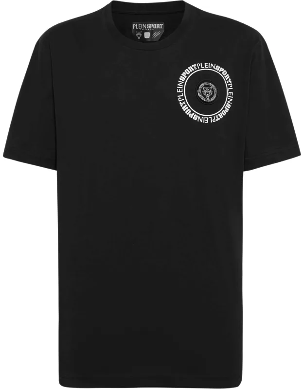 T-shirt Round Neck Ss Carbon With Maximum Comfort And Iconic Print