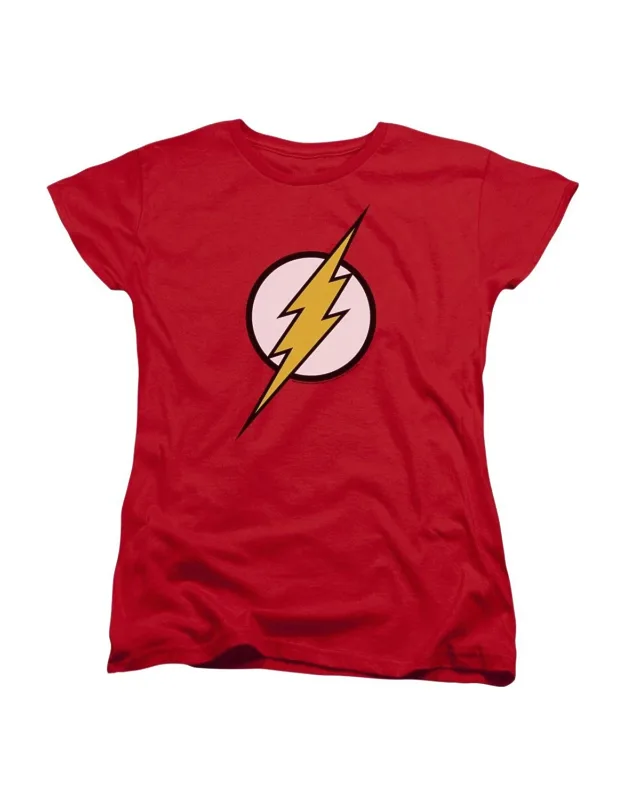 Justice League Of America Flash Logo Short Sleeve Tee