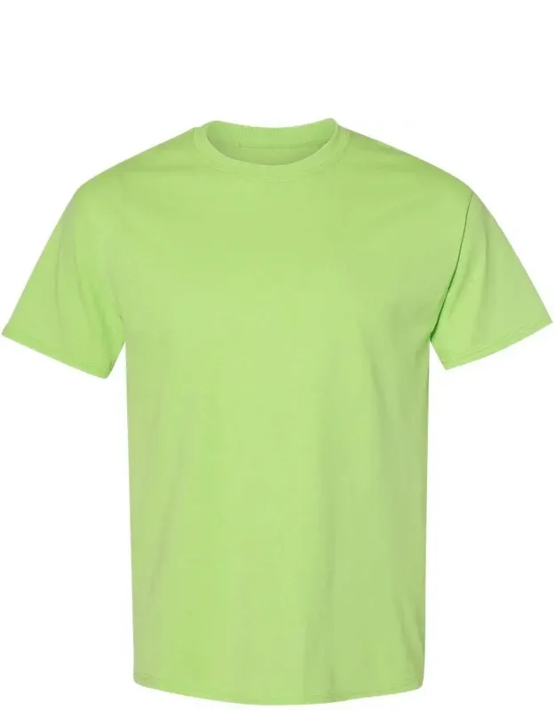 Ecosmart T-shirt With Double-needle Sleeves And Tear Away Label