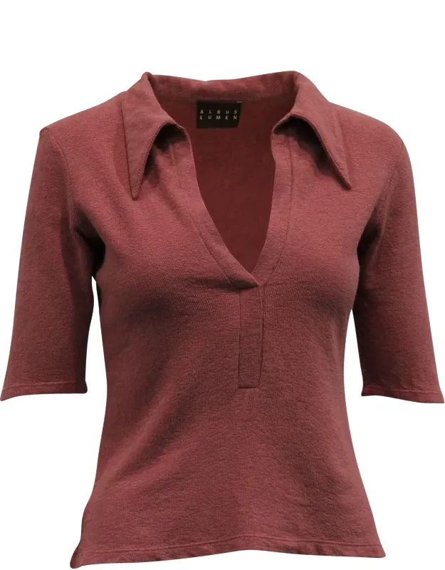 Point Collar Polo Shirt