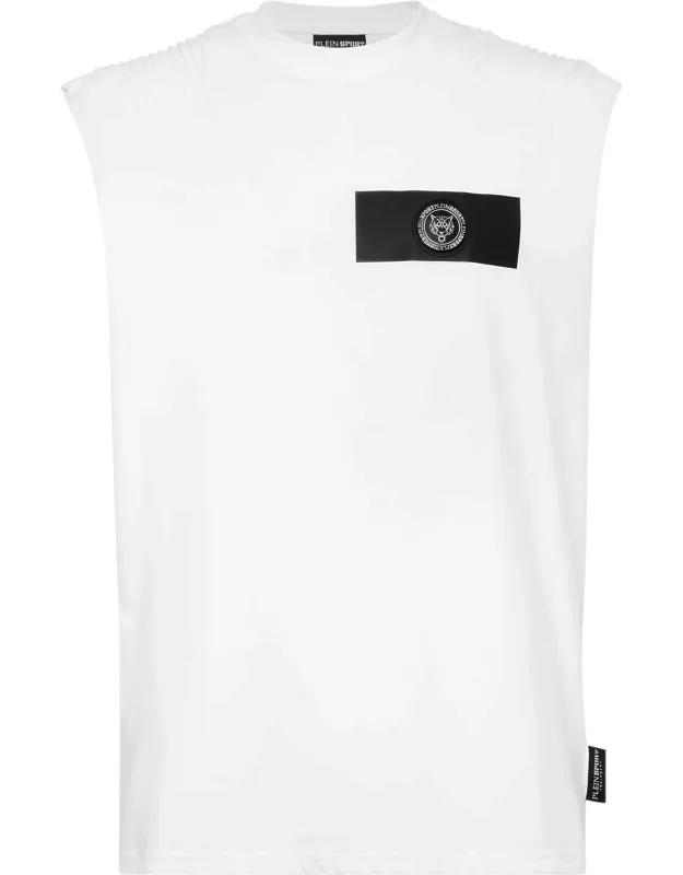 Sleeveless Round Neck T-shirt