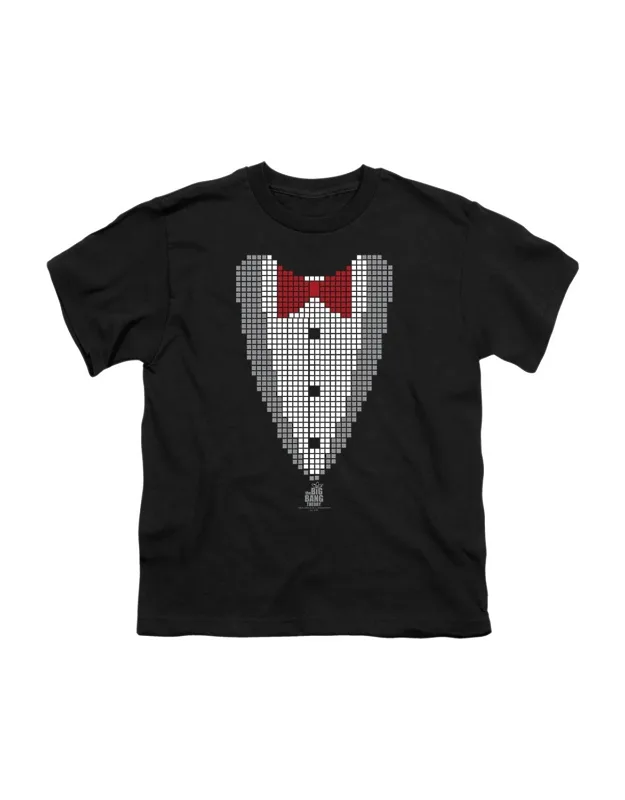 Big Bang Theory Pixelated Tux Short Sleeve Tee Stylish Easy