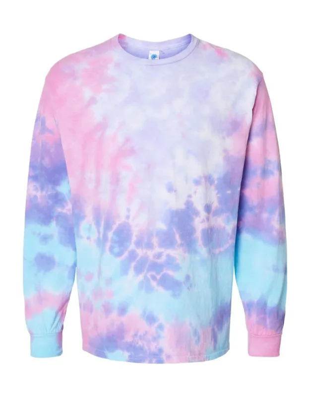 _tie-dyed Long Sleeve T-shirt, Heavyweight Cotton, Classic Fit_