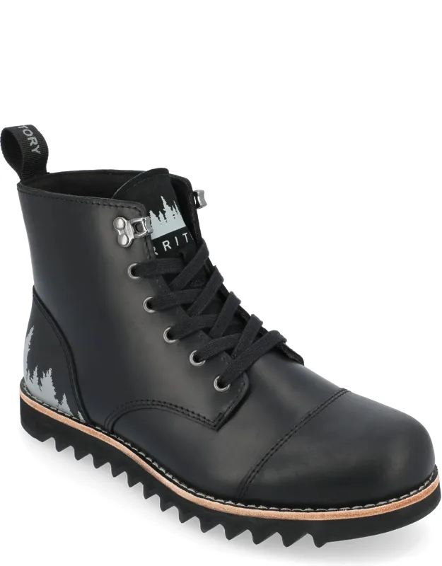 Water Resistant Lace-up Boots