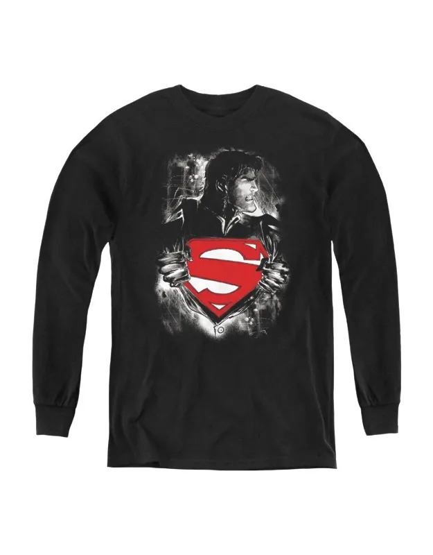 Superman Darkest Hour Long Sleeve Tee