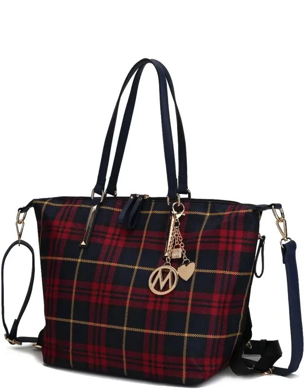 Layla Tote And Backpack With Multiple Compartments