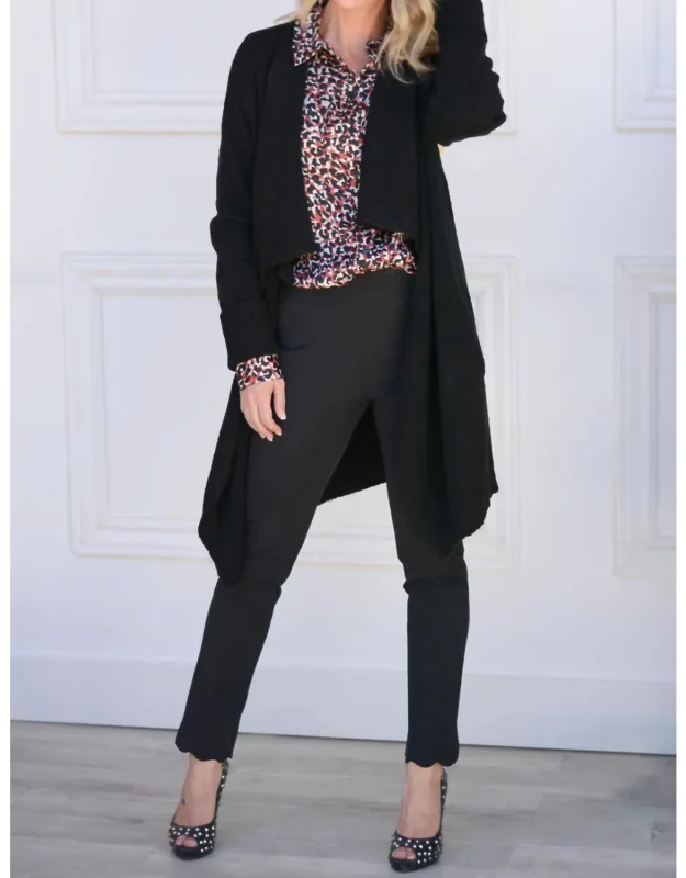 Drape Front Cardigan