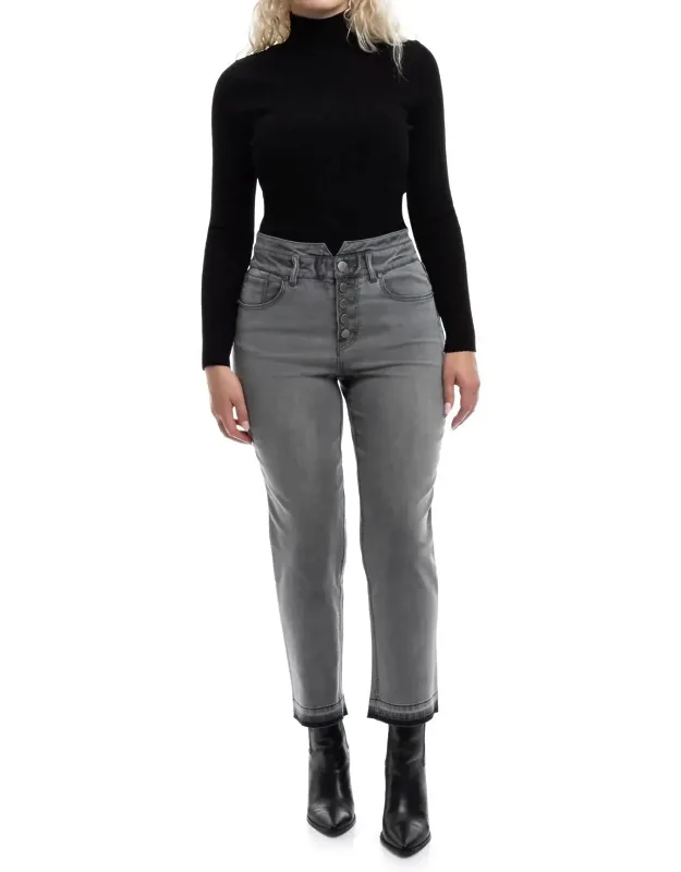 Relaxed Straight Leg Jeans