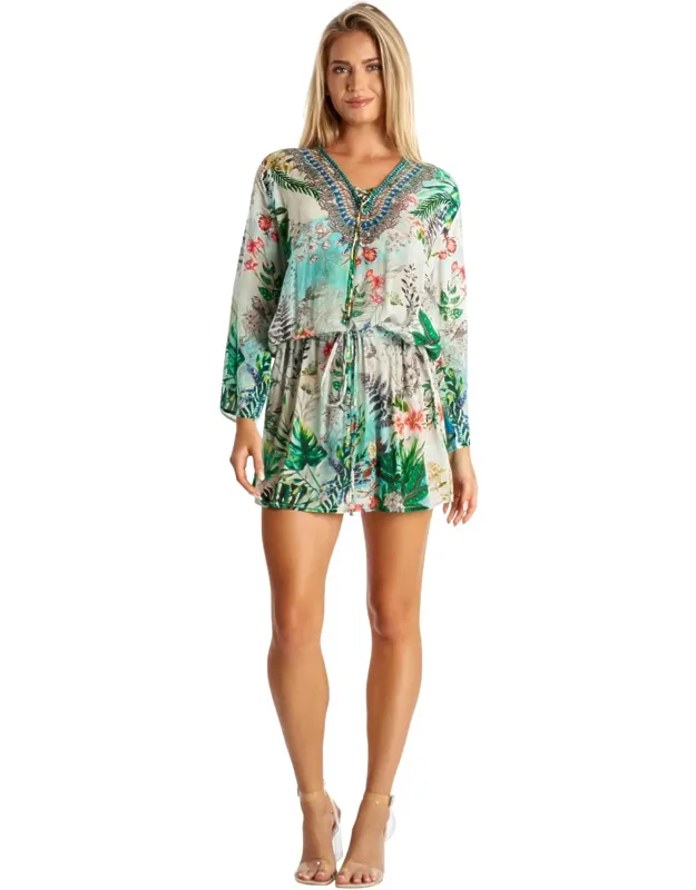 Blythe Tunic Dress - About 35" From Shoulder To Hem