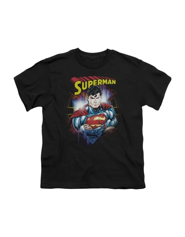 Superman Glam Short Sleeve Tee - Stylish For Everyday Wear, 100% Cotton
