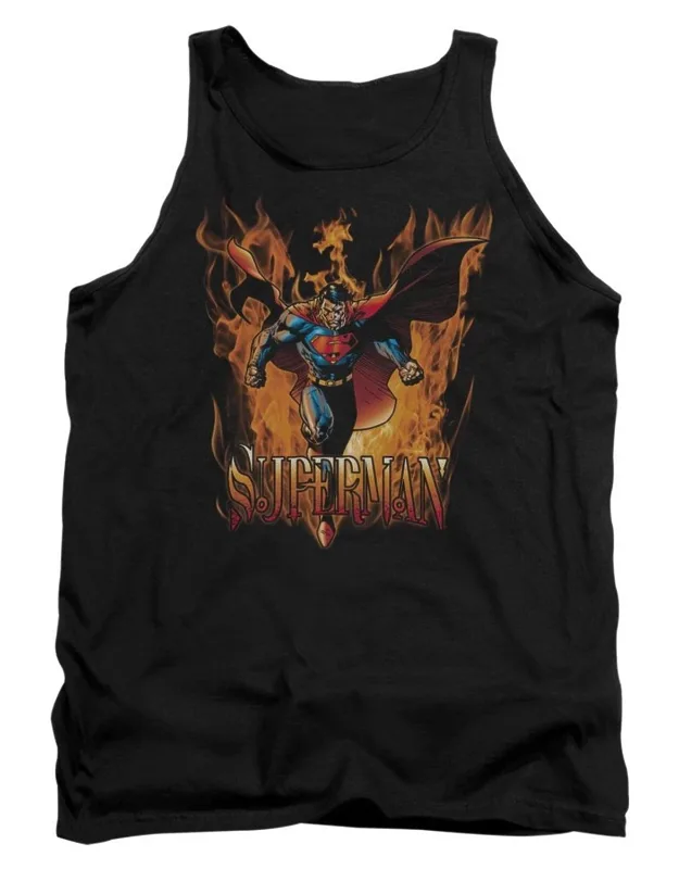 Superman Through The Fire Tank Top