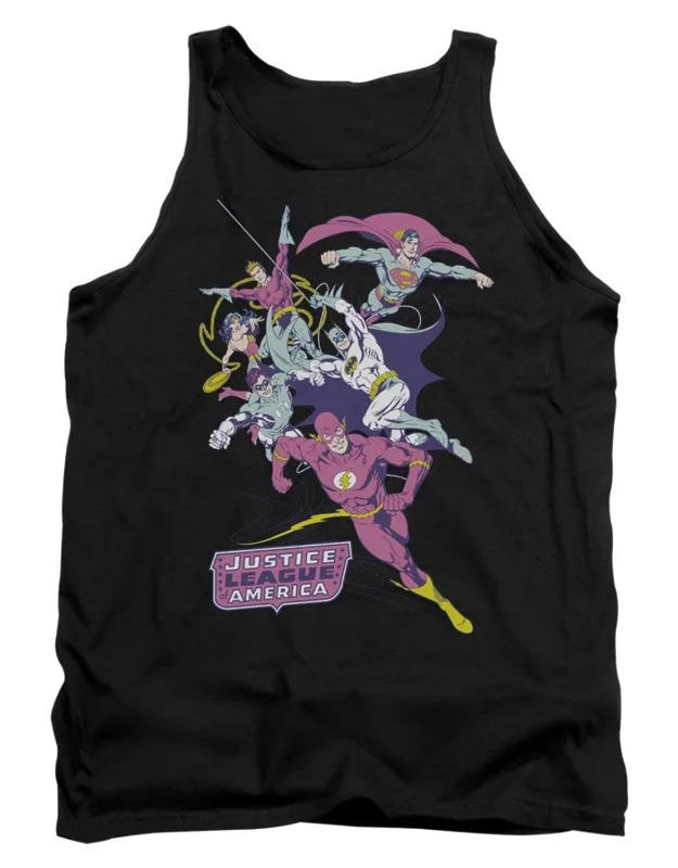Justice League Of America Colorful Tank Top