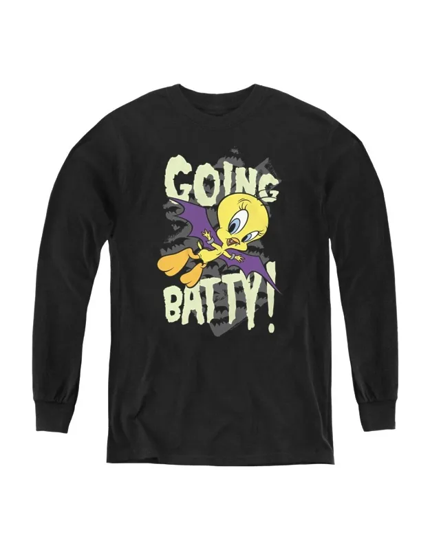Looney Tunes Going Batty Long Sleeve Tee