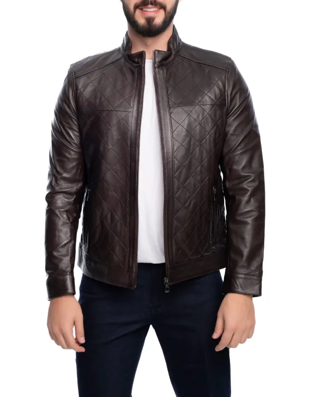 Leola Classic Leather Jacket, Elegant Design