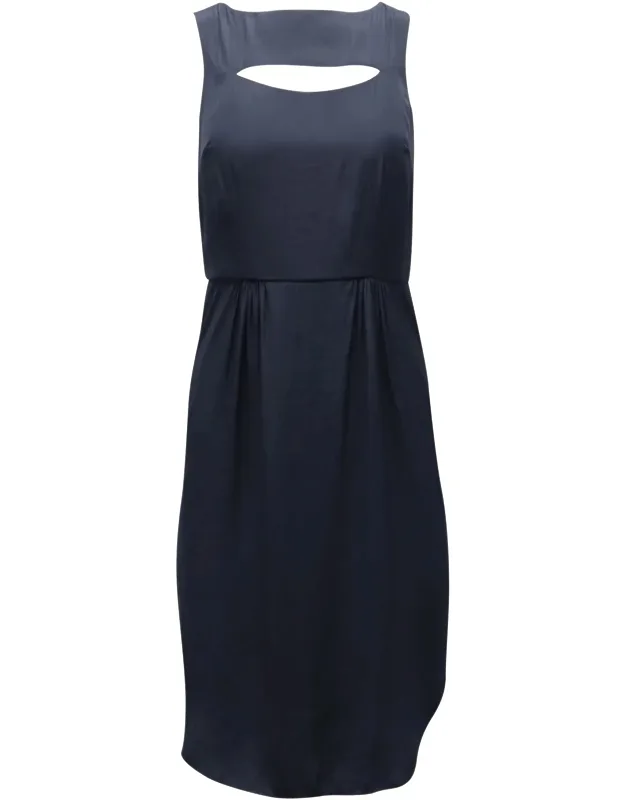 Cut-out Sleeveless Midi Dress