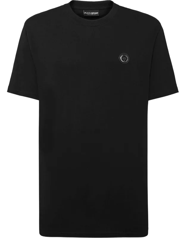 T-shirt Round Neck Ss With Maximum Comfort And Rib Knit Neckline