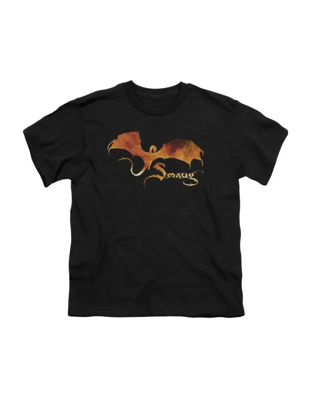 Hobbit Smaug On Fire Short Sleeve Tee - Stylish For Everyday Wear