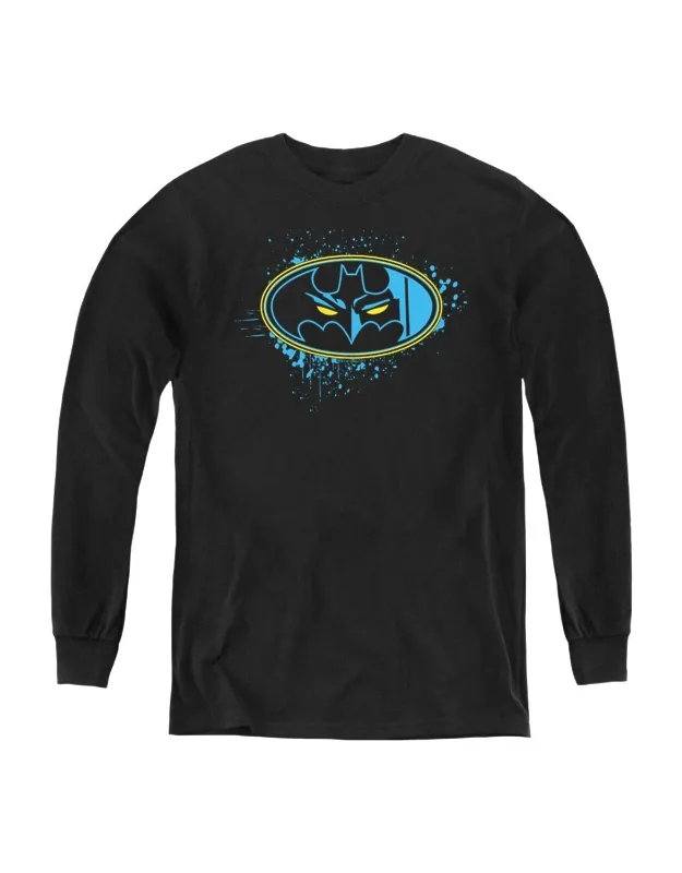 Batman Eyes In The Darkness Long Sleeve Tee