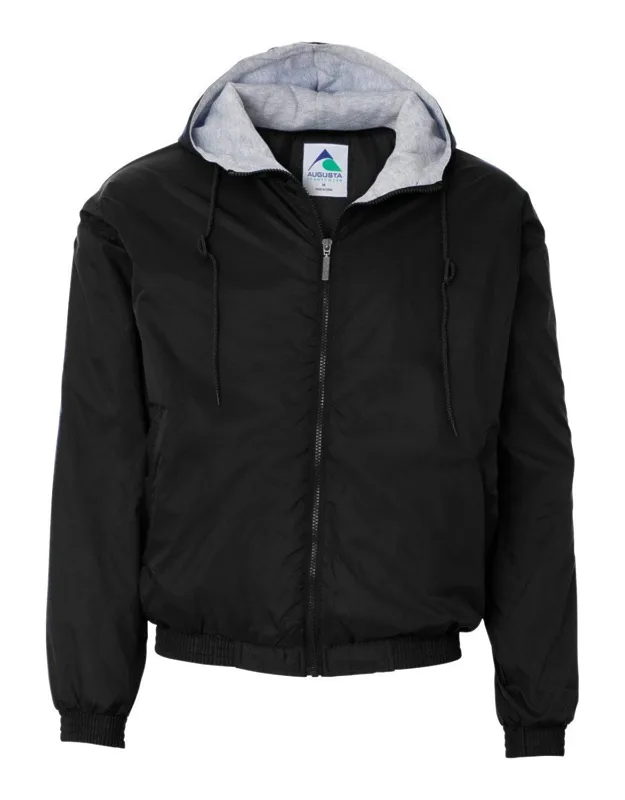 Fleece Lined Hooded Jacket