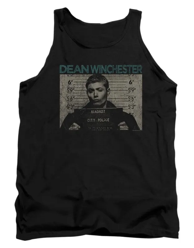 Supernatural Dean Mug Shot Tank Top