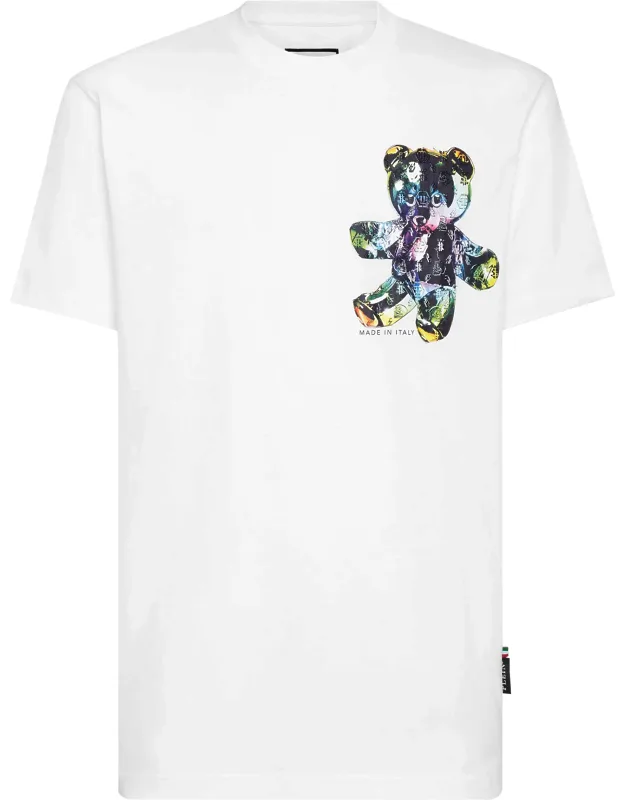 T-shirt Round Neck Ss Teddy Glass
