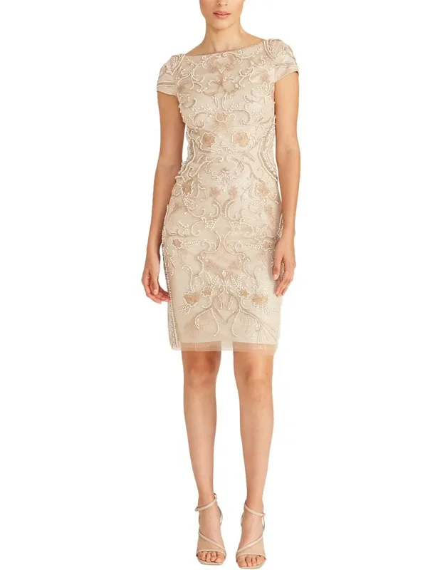 Silvia Bateau Beaded Dress