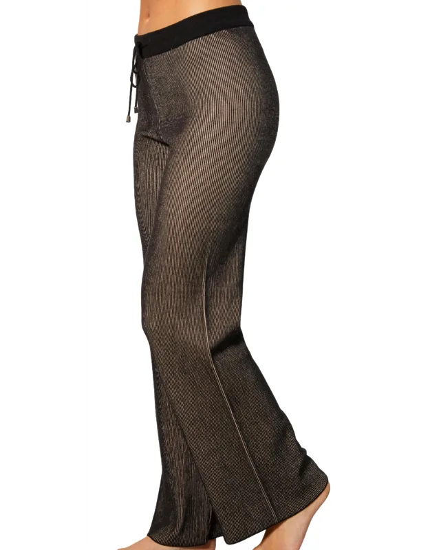 Two Toned Ribbed Pants