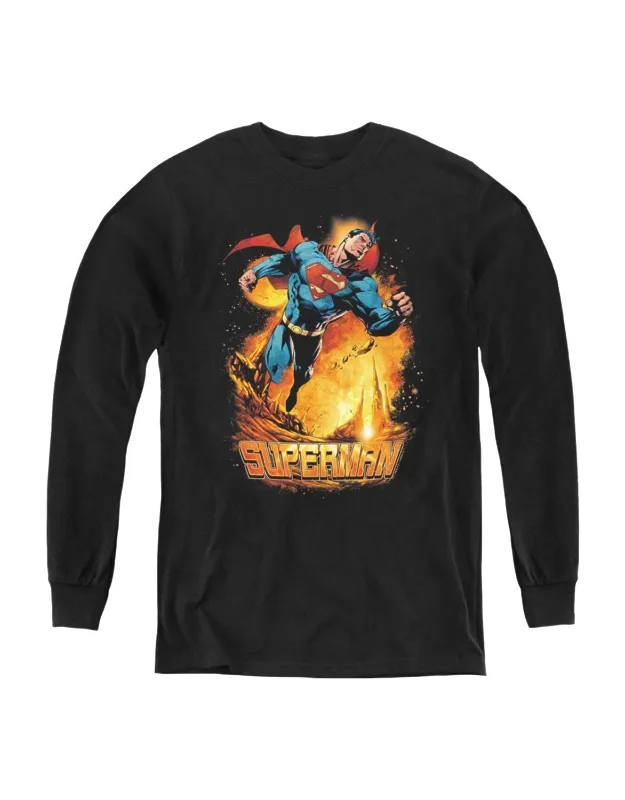 Superman Space Case Long Sleeve Tee