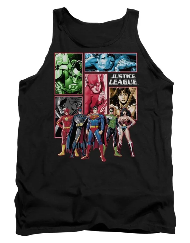 Justice League Panels Tank Top