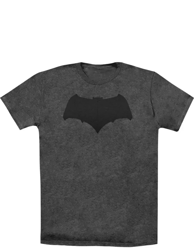 _batman V Superman Logo Heather Tee / T-shirt - 100% Cotton, Officially Licensed_