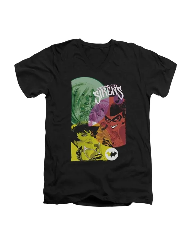 Gotham Sirens V Neck T-shirt