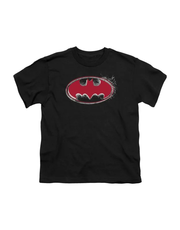 _batman Hardcore Noir Bat Logo Short Sleeve Tee / T-shirt - Stylish, Easy_
