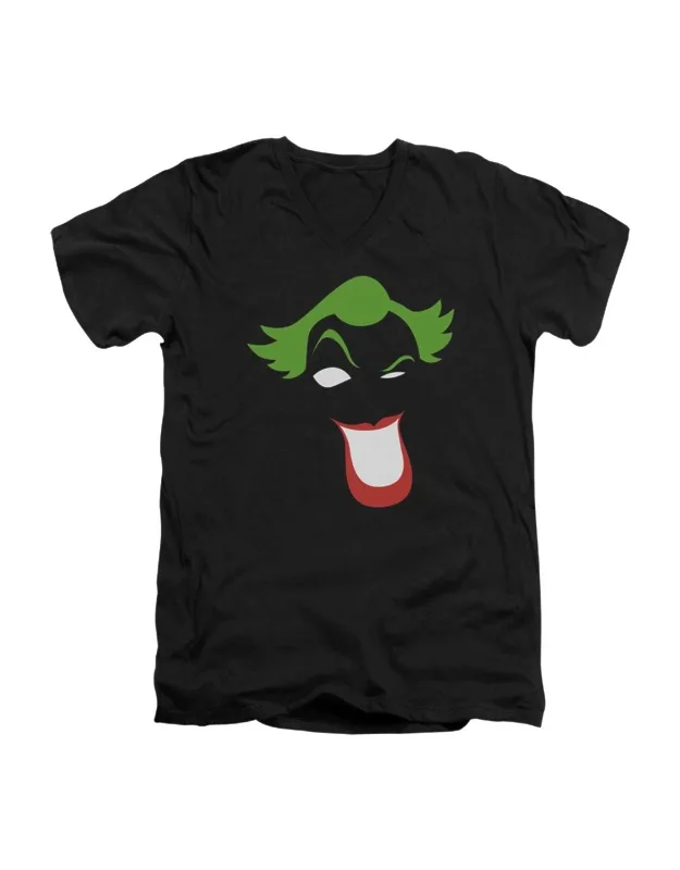 Batman Joker Simplified V Neck T-shirt