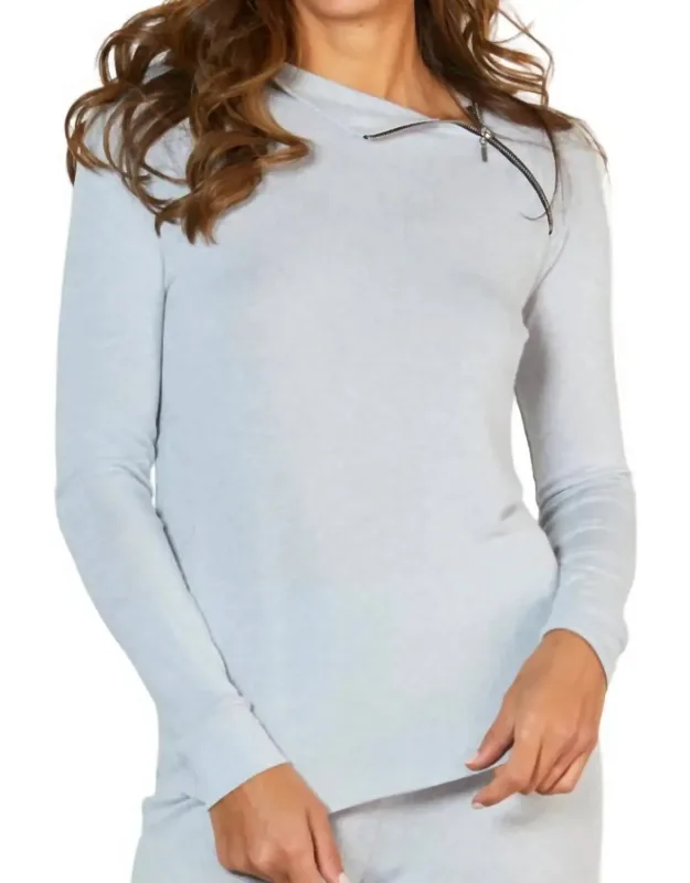 Zip Neck Top
